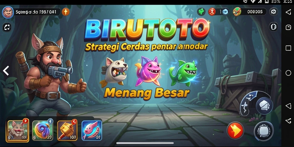 Tampilan gameplay BIRUTOTO dengan strategi cerdas.