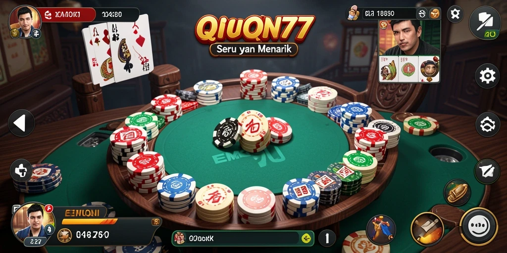 Screenshot gameplay seru QiuQiu di EMON77.