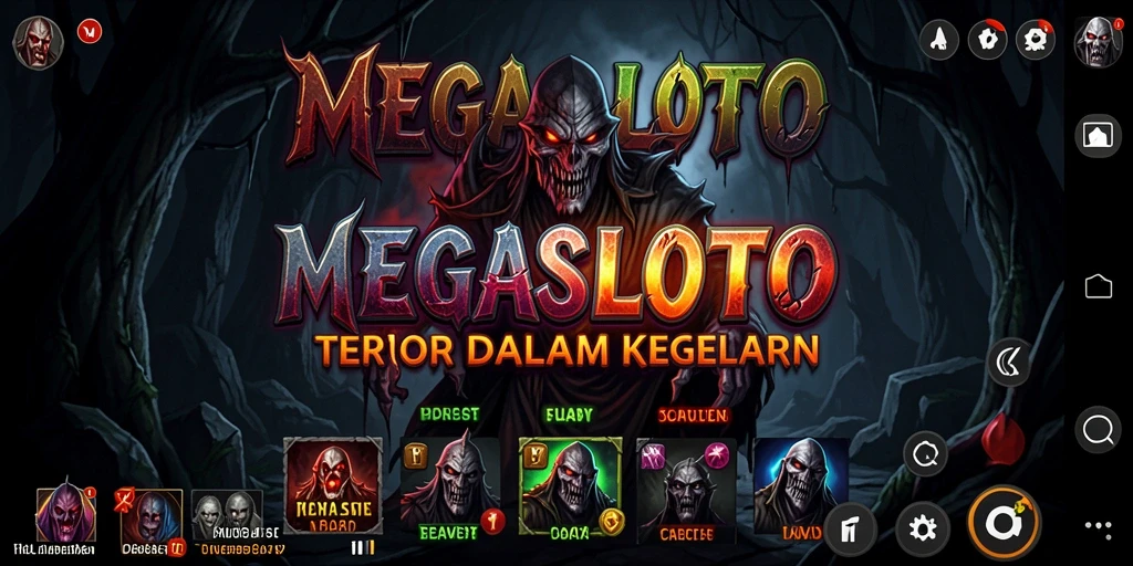 Gameplay menyeramkan di dunia <strong>MEGASLOTO</strong> yang penuh dengan kegelapan.