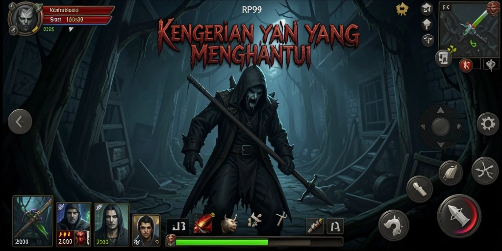 Tangkapan layar gameplay menampilkan pengalaman horor yang menegangkan.
