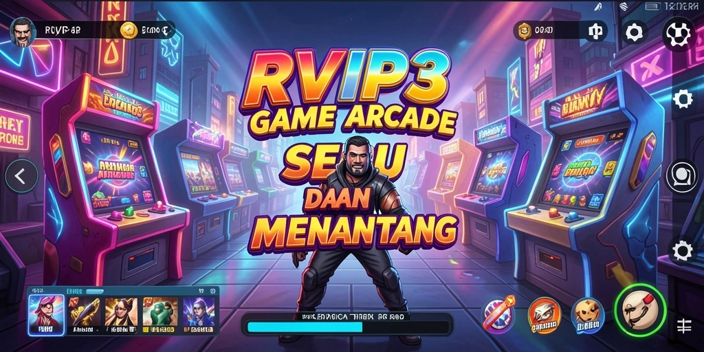 Tampilan gameplay RVIP3 yang dinamis dan menarik.