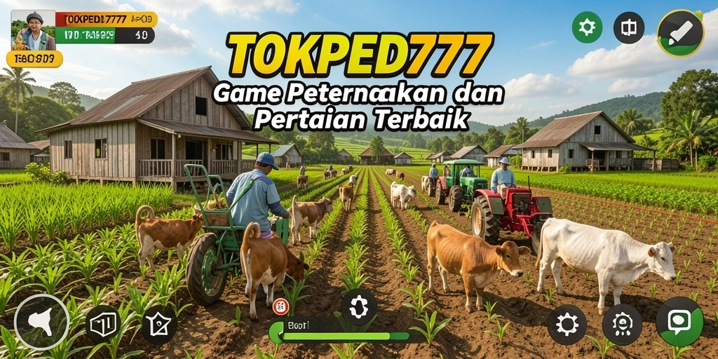 Gameplay mendebarkan peternakan dan pertanian di TOKPED777.